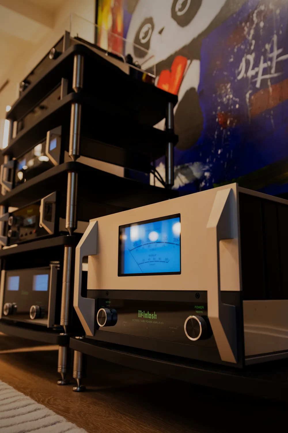 McIntosh reference rack at the Stereotek showroom