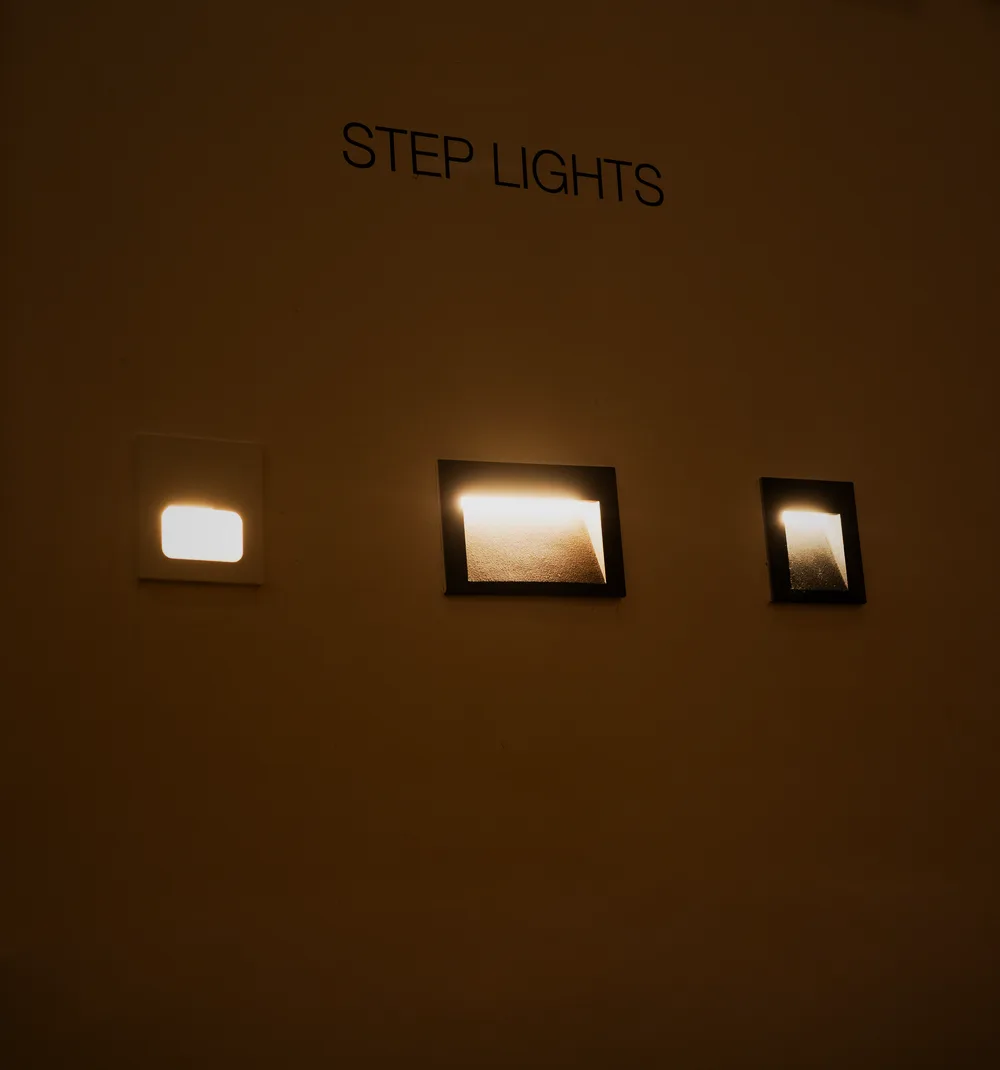 Architectural step lighting display