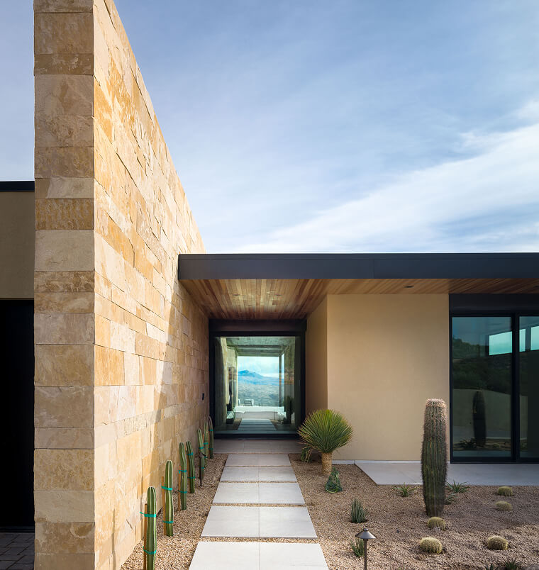 Crestron-automated contemporary residence